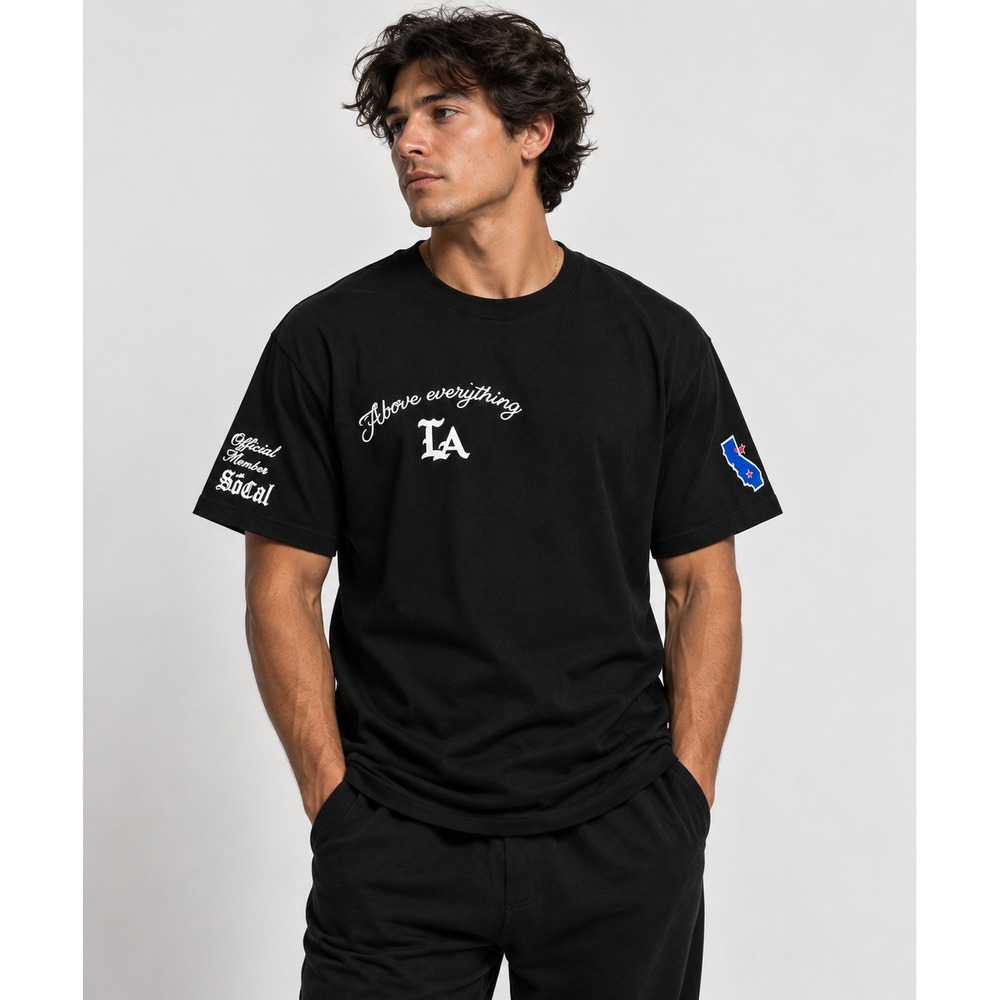 Primitive Skateboarding Mens LA World Champions Cherub Graphic T-Shirt Black M - Picture 2 of 4